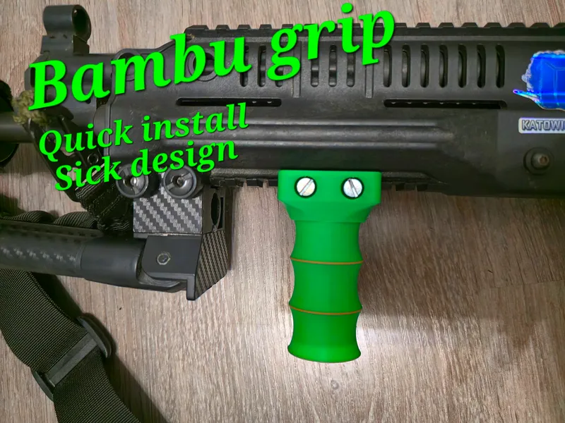 Bambu airsoft grip / rail