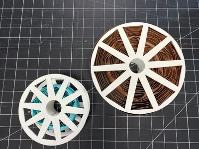 Zipper by the yard spool