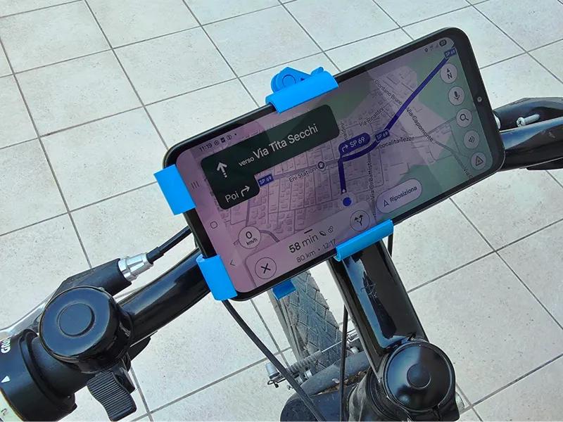 Supporto telefono per bici-moto-scooter 2.0
