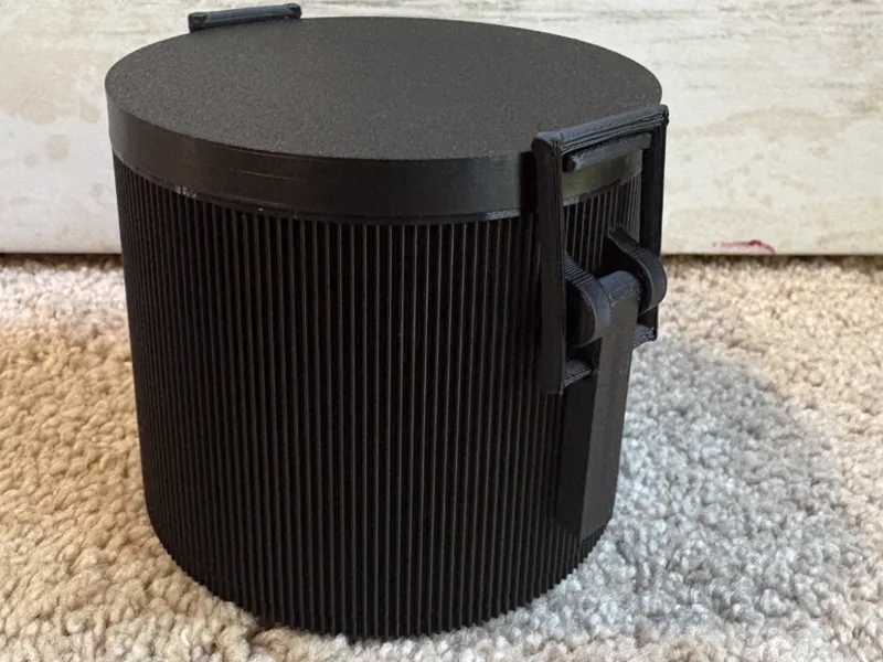 Clamp-Sealed Jar | Odor-Proof Storage Container