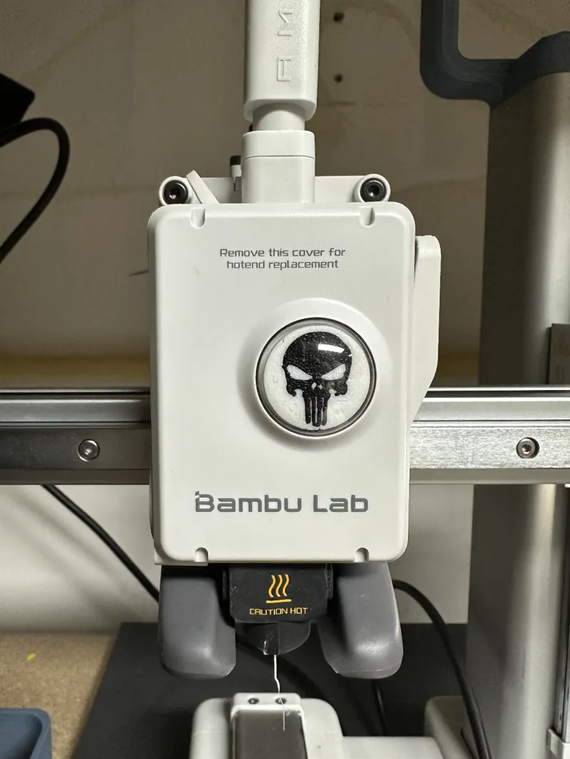 A1 (Mini) Extruder Wheel, Marvel themed, Punisher