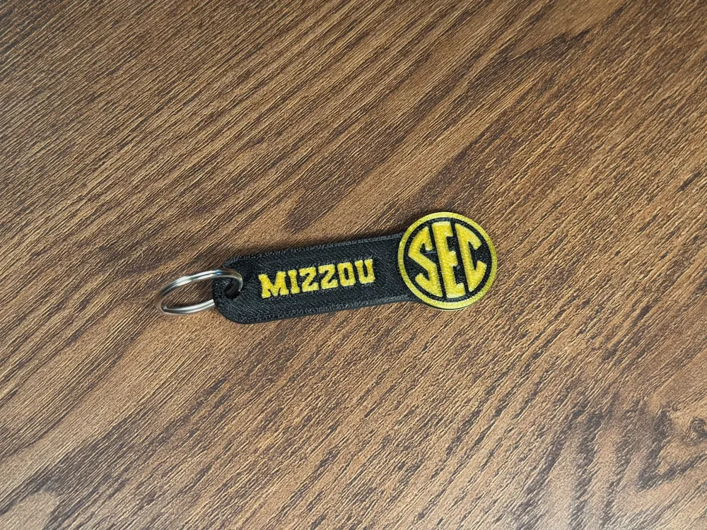 Mizzou Tigers SEC Football Keychain by dcv designs - MakerWorld