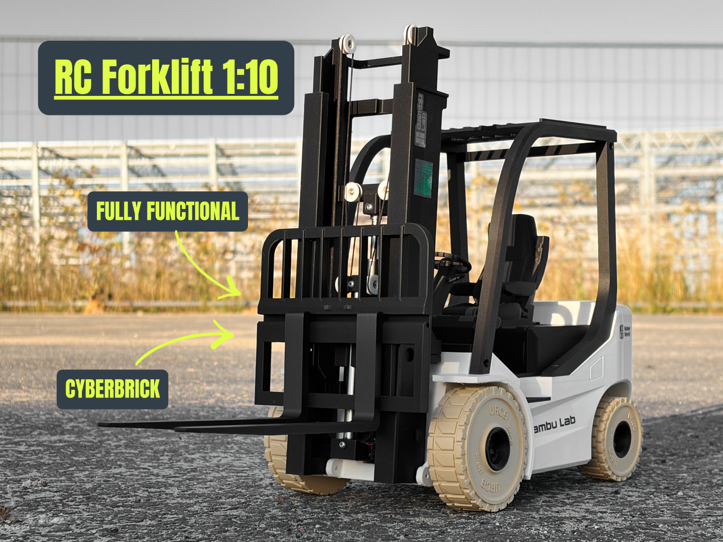 RC Forklift 1:10 | CyberBrick | Fully Functional - 1
