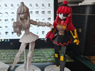 Mimi Sentry Dummy 13 Jointed Figure ĺŻĺ¨ćĽĺ¨ĺ¨2.0