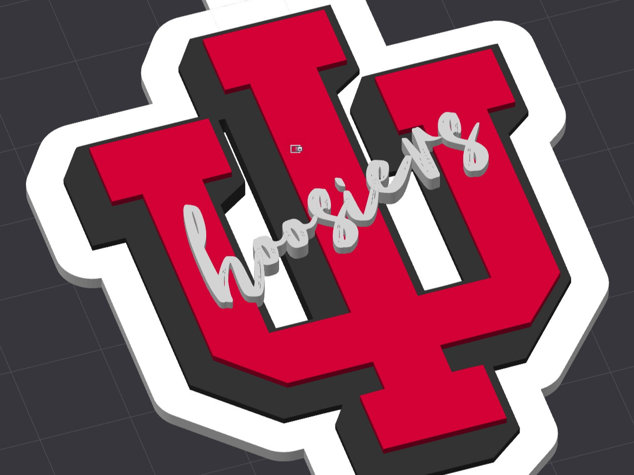 Indiana Hoosiers Keychain