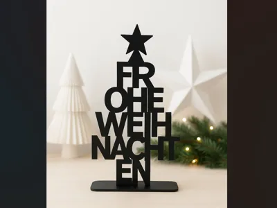 Decorative Christmas Tree Merry Christmas