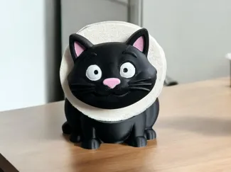 Katze Toilettenpapierhalter