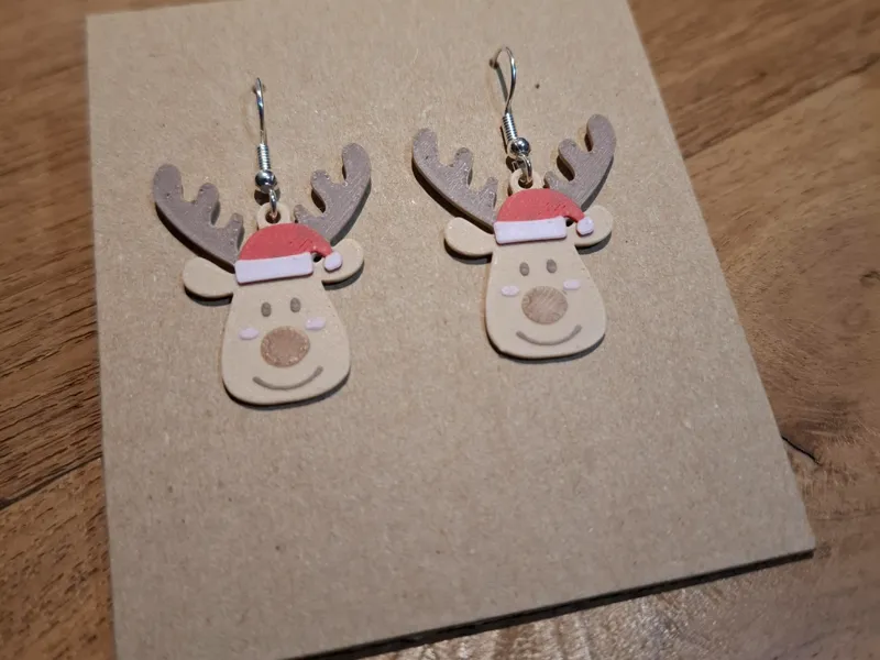 Reindeer Earrings