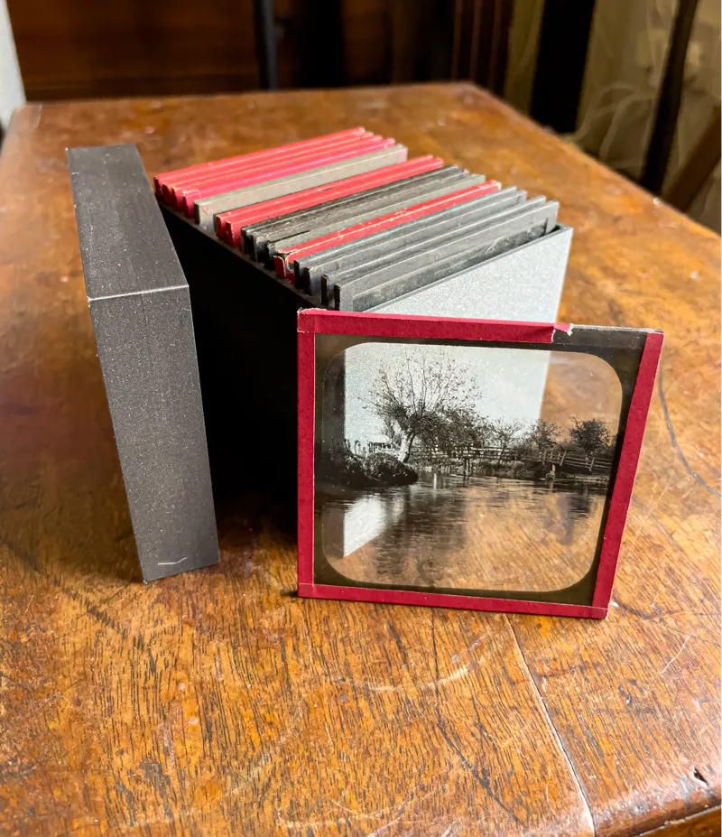Magic Lantern Slides - Storage Box