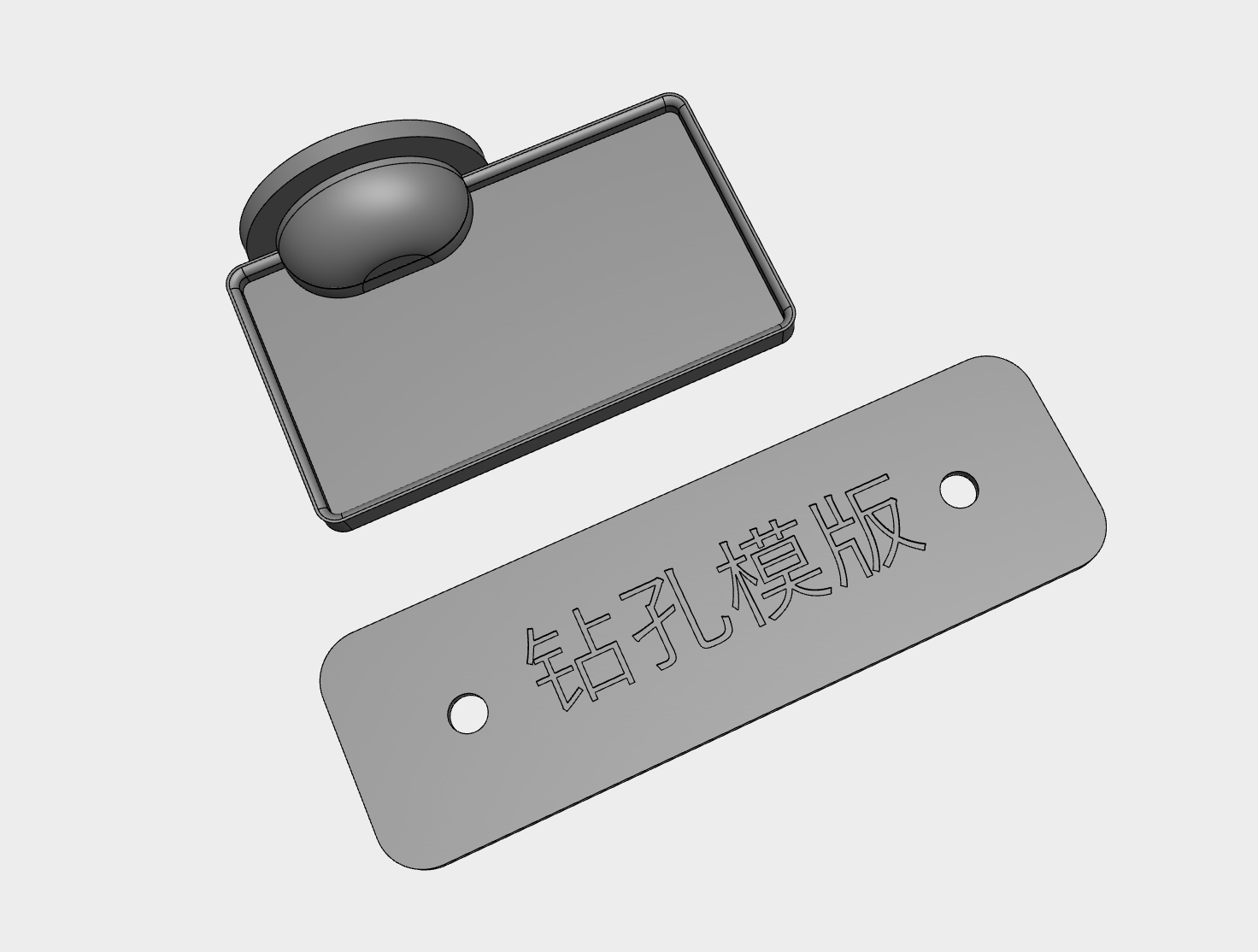 Miniatura 2 do modelo 3D 终极吹风机壁挂支架-适配戴森/徕芬/小米