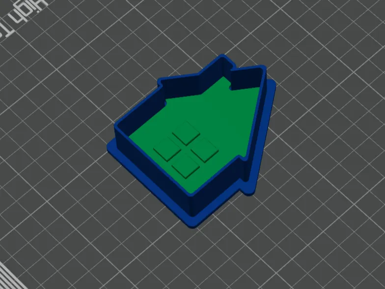 House-Shaped Cookie Cutter 
