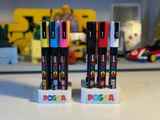 Simple Posca table pen holder