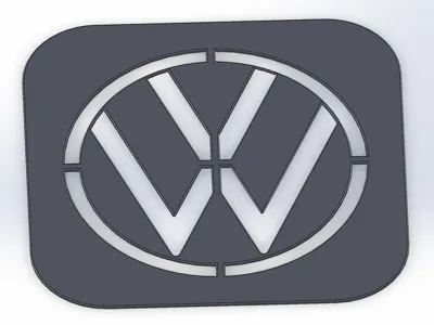 Detailing Valeting Carpet stencil VW