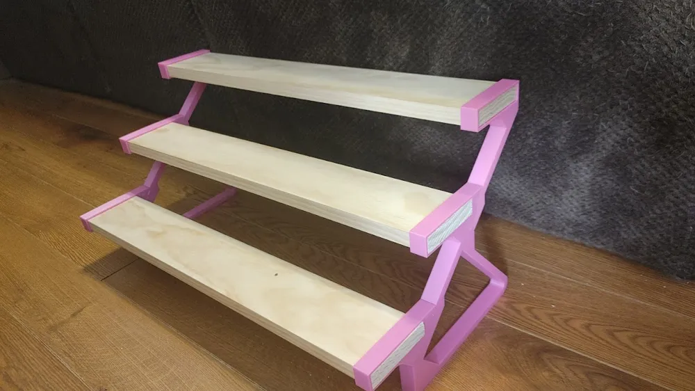 1x4 Shelf Risers (Vendor Booth) by XALT 3D Designs - MakerWorld