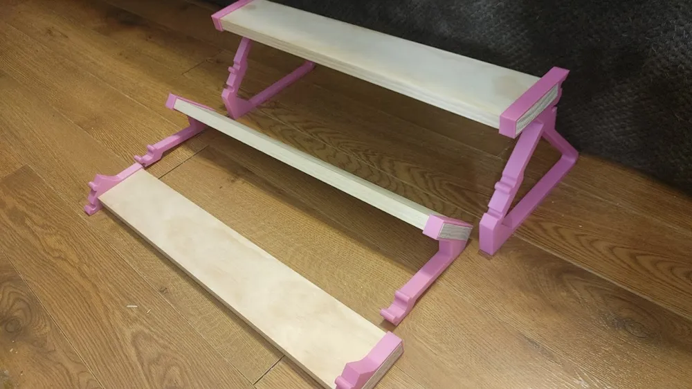 1x4 Shelf Risers (Vendor Booth) [UPDATED] - Free 3D Print Model ...