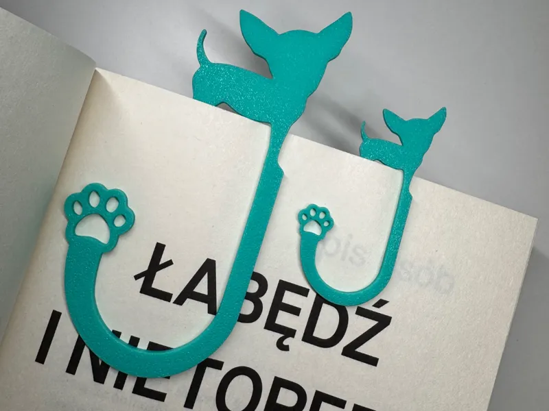 Chihuahua bookmark paper clip