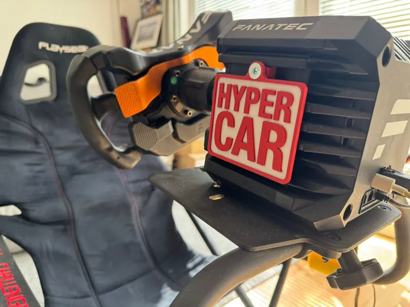 WEC Hypercar Class Plate Charm