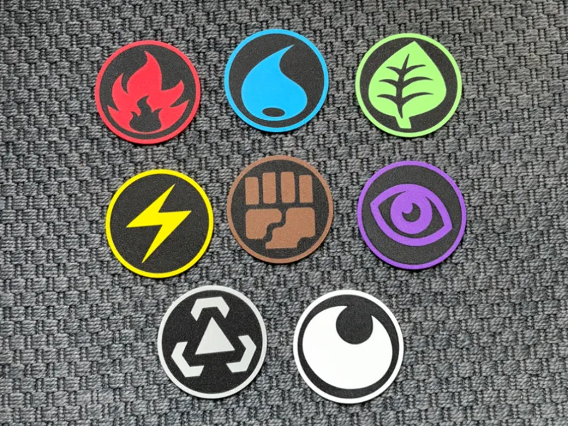 Pokemon Elements Coaster v2