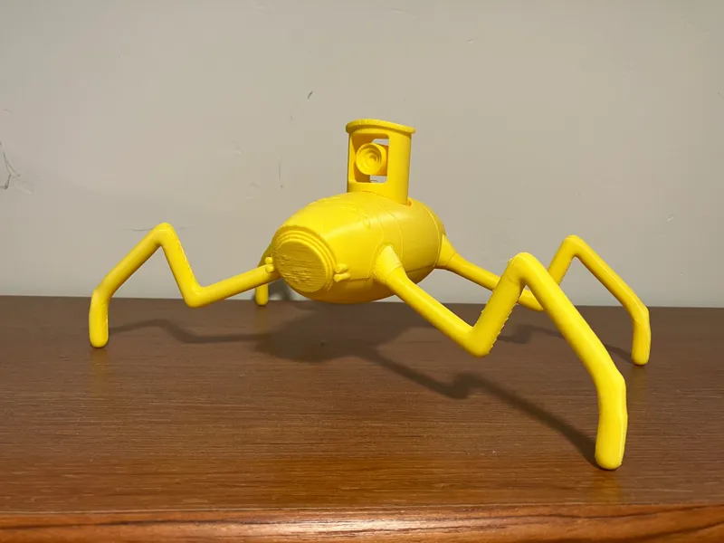 Alien Planet Spider Probe Walker Robot