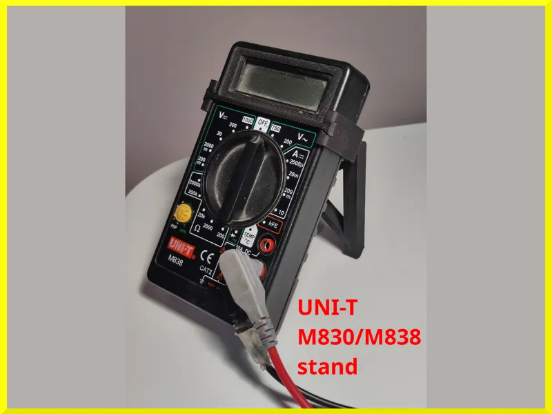 UNI-T M830/M838 stand - adjustable