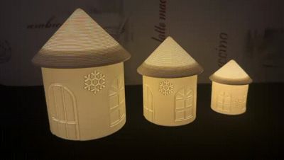Winter Cottages – atmospheric tealight