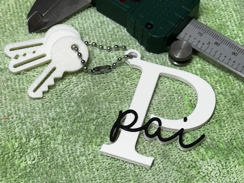 P de Pai Keychain