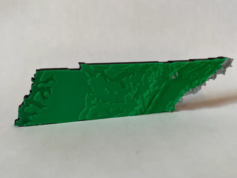 Tennessee Topographical Map