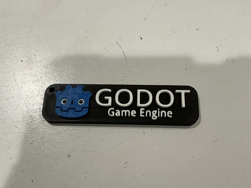 Godot Game Engine Keychain