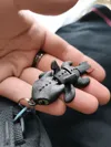 0.12mm layer, 2 walls, 15% infill ;- 6 walls "tongue"
