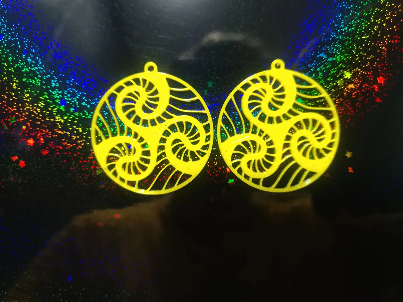 Trin Talisman Earrings view 2