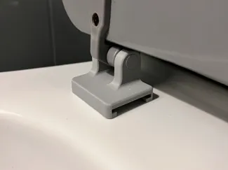 Toilet seat fixings
