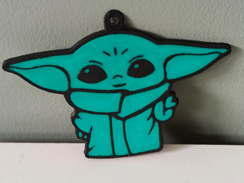 Yoda Keychain