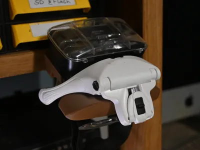 Magnifying glasses holder