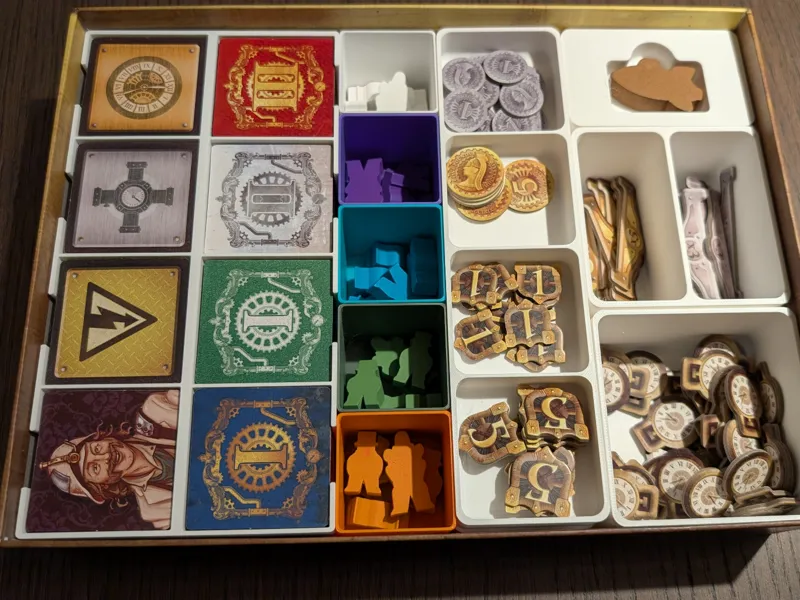 Steam Works Board Game Insert