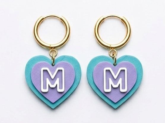 Pendiente Inicial:Regalo Perfecto para Mamá/Amigas