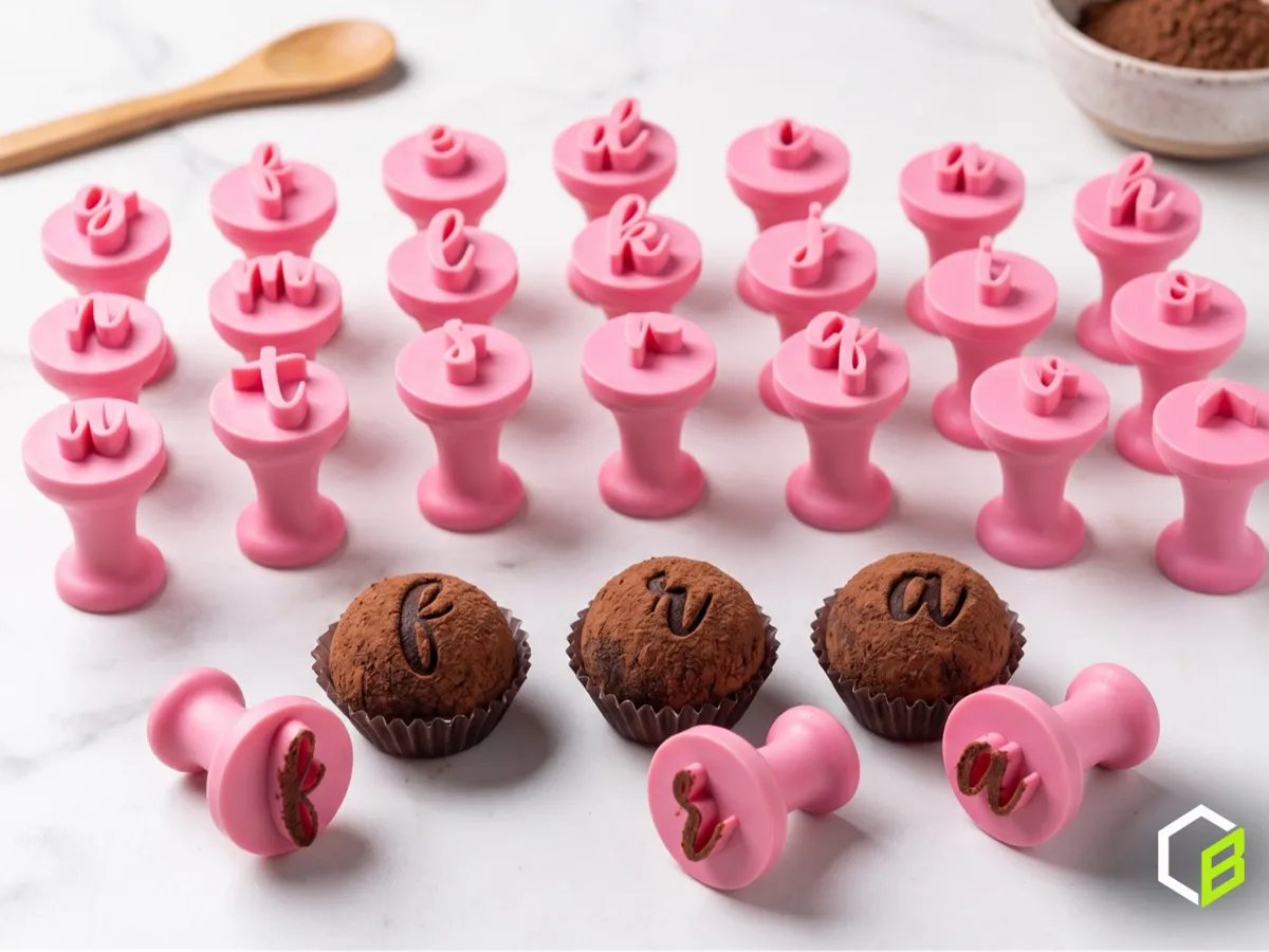 Lowercase Cursive Alphabet Stamp - Free 3D Print Mode…