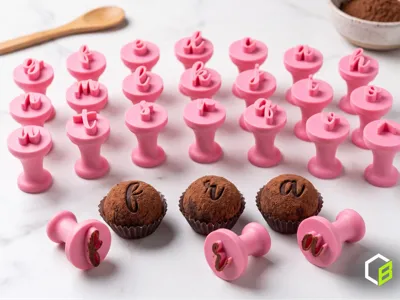 Lowercase Cursive Alphabet Stamp