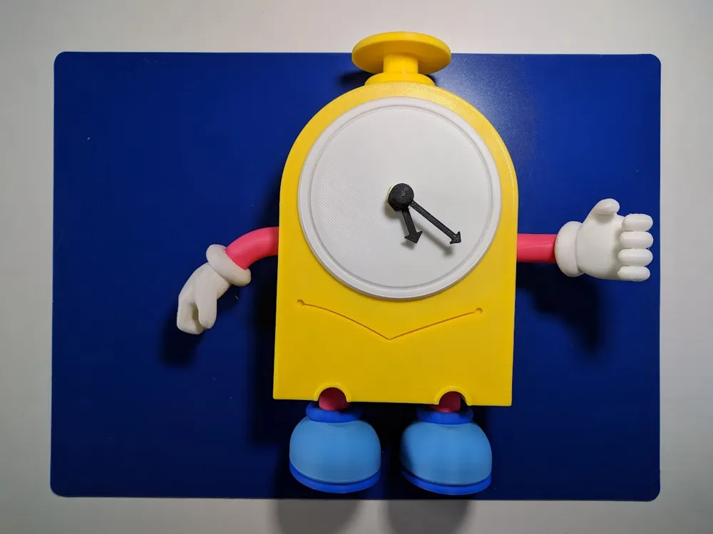 Mr. Time Clock from Dr. Slump (BambuLab 011 kit) by BuildByte3D ...