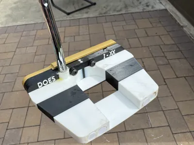 weighted putter 380 grams counter balanced