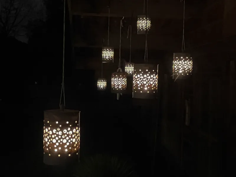 Tin can lantern