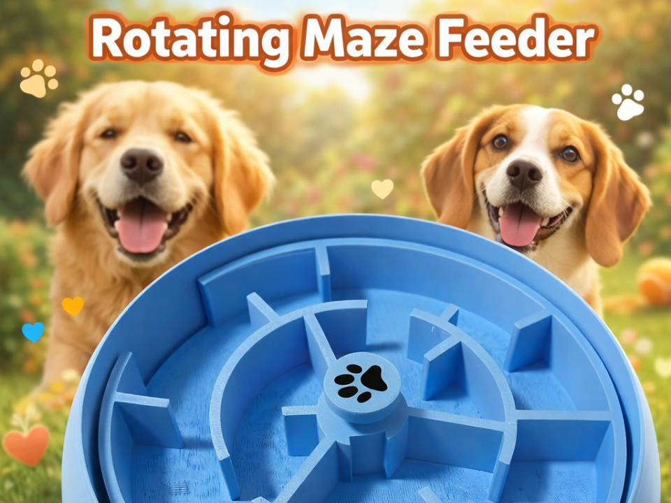 Rotating Maze Feeder