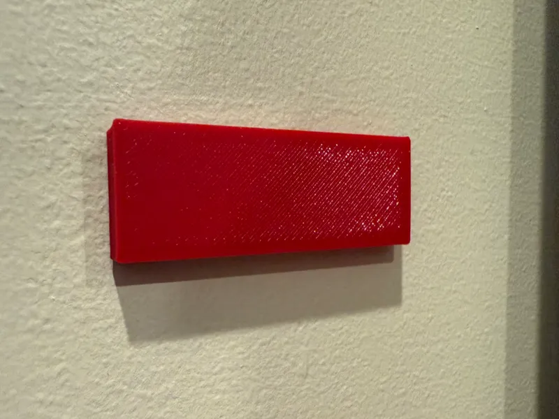 Wall mount for Button Shy card games box