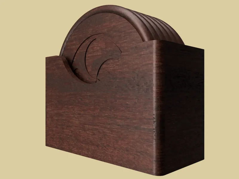 Basque coasters with box