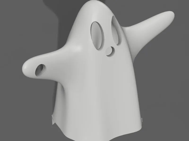 Simple ghost key ring