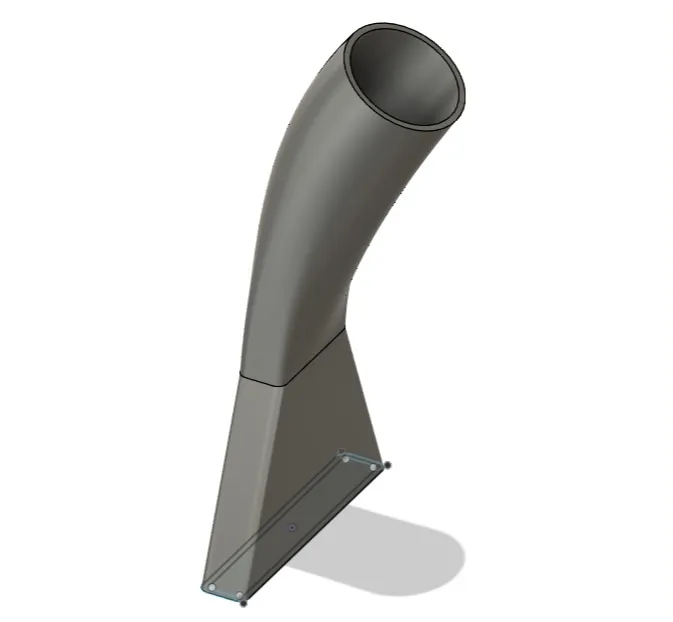 Vaccum nozzle - thin wide - 34mm pipe input