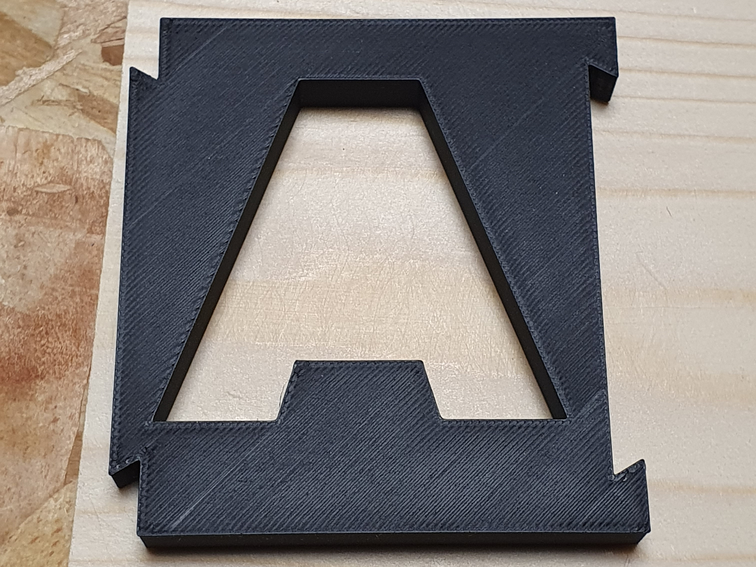 Miniatura 1 do modelo 3D Router Letter Template Set