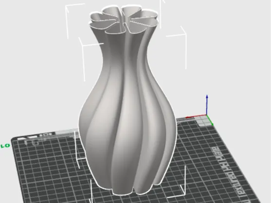First vase