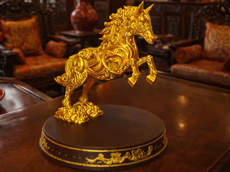 Golden Luck Horse – Year of the Horse
