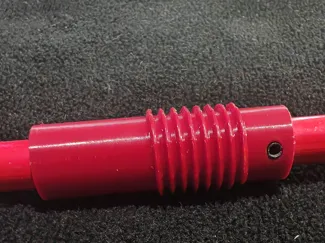Volleyball antenna: fixed upper support