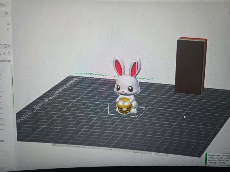 Osterhase mit Korb